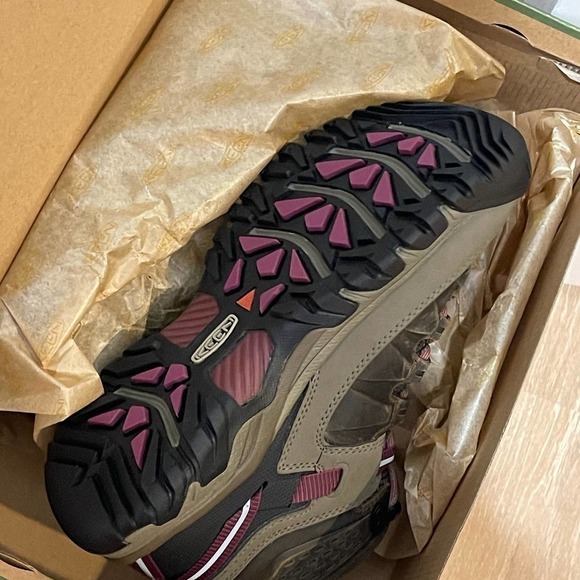 Keen Women's Weiss Boysenberry Targhee II Leather Hiking Boot 8.5 NWT - Picture 6 of 9